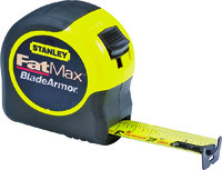 STANLEY 33-726 Tape Measure, 26 ft L x 1-1/4 in W Blade, Steel Blade,