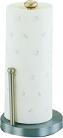 Simple Spaces Paper? Towel Holder 13-1/2 In H, Solid Brass Pole, Stainless