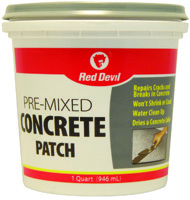 Red Devil 0644 Concrete Patch, 1 qt Tub