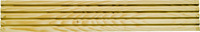 Waddell RFC27 Fluted Casing, 2-1/4 in W, Pine