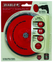 Diablo DCD050KITD01G Sanding Disc Kit, 5 in Dia