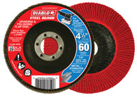 Diablo Steel Demon DCX045060N01F Conical Flap Disc, 60-Grit, Coarse Grade,