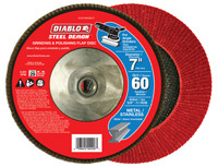 Diablo Steel Demon DCX070060B01F Conical Flap Disc with Hub, 60-Grit, Coarse