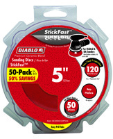 Diablo DCD050120P50G Random Orbit Sanding Disc, 120-Grit, Fine Grade,