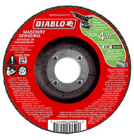 Diablo DBD045250701C Depressed Center, Type 27 Grinding Wheel, 7/8 in Arbor,