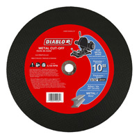 Diablo DBD100093L01F Cut-Off Disc, Aluminum Oxide, 10 in Dia
