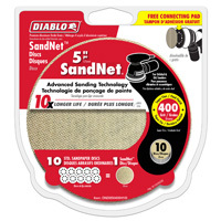 DIABLO DND050400H10I Random Orbital Sander Sanding Disc With Connection Pad,
