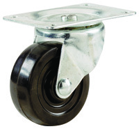 Shepherd Hardware 9479 Swivel Caster, 3 in Dia x 1-1/4 in W Wheel, 175 lb