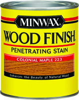 Minwax Wood Finish 22230 Wood Stain, Satin, Colonial Maple, 0.5 pt Can