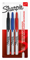 Sharpie 32726 Retractable Permanent Marker, Fine Assorted Lead/Tip