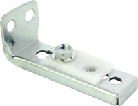 Prime-Line N 6543 Adjustable, Bottom Bi-Fold Door Pivot Bracket, Steel, Zinc