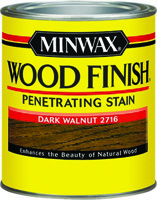 Minwax Wood Finish 22716 Wood Stain, Dark Walnut, 0.5 pt Can