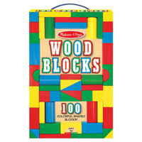 100 WOOD BLOCKS SET