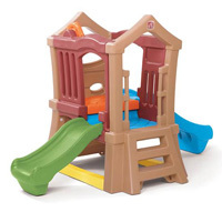 PLAY UP DOUBLE SLIDE CLIMBER