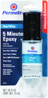 Permatex 84101 Gap Filling Epoxy, Amber, 0.84 oz Syringe