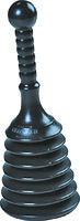 GT Water Products MPS4 Drain Plunger, 4.8 x 10.9 in Cup, Black