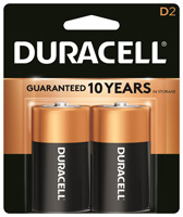 DURACELL COPPERTOP D-2PK