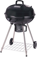 Omaha Kettle Charcoal Grill With Handle, 380 Sq-In, 22-1/2 In Dia 37-3/4 In