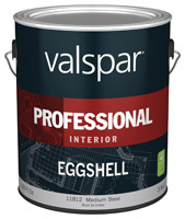 Valspar 11812 Interior Latex Paint, Eggshell, 1 gal Can