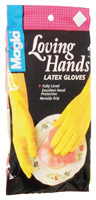 Spontex 69982 Extra-Flexible Protector Gloves, Latex Yellow - Medium