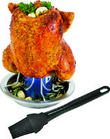 GrillPro 41333 Chicken Roaster, Stainless Steel
