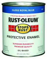 RUST-OLEUM STOPS RUST 7727502 Protective Enamel, Royal Blue, Gloss, 1 qt Can