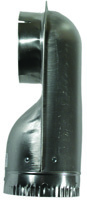 Builder's Best SAF-T-DUCT 010155 Offset Elbow, 4.2 in Male x Female Thread,