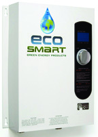 ECOSMART ECO 18 Electric Water Heater, 240 V, 75 A, 18 W