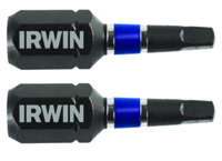 IRWIN 1837379 Insert Bit, #1 Drive, Square Recess Drive, 1/4 in Shank, Hex