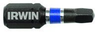 IRWIN 1837381 Insert Bit, #2 Drive, Square Recess Drive, 1/4 in Shank, Hex