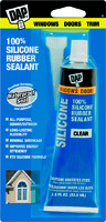 DAP 7079800753 Window and Door Sealant, Clear, 2.8 fl-oz Squeeze Tube