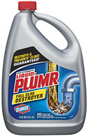 Liquid-Plumr 00228 Clog Remover, 80 oz Bottle