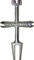 Superior Tool 03930 Plug Wrench, Iron