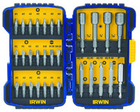 IRWIN 357030 Screwdriver Bit Set, 30-Piece