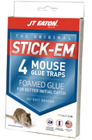 J.T. EATON STICK-EM 133N Glue Trap, Plastic