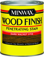 Minwax Wood Finish 70012444 Wood Stain, Dark Walnut, 1 qt Can