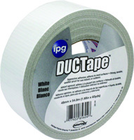 IPG 20C-W2 Utility-Grade Duct Tape, 60 yd L, 1.88 in W, Rubber Adhesive,