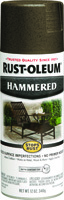 RUST-OLEUM STOPS RUST 7218830 Fast Dry Spray Paint, Hammered, Dark Bronze,