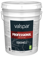 Valspar 11811 Professional Interior Latex Paint, Eggshell, Light Base, 5 gal