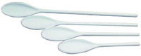 Chef Craft 20769 Spoon Set, Polypropylene, White