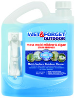 WET & FORGET 804064 Stain Remover, 64 oz Bottle