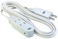 CCI 418518820 Extension Cord, 16 AWG, White Jacket