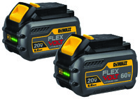 DeWALT DCB606-2 Rechargeable Battery Pack, 20, 60 V, 6 Ah