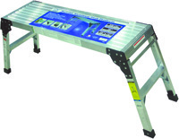 Speedway 53502 Platform Ladder, 225 lb Weight Capacity, Aluminum