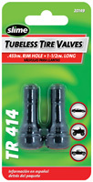 Slime 20149 Tubeless Tire Valve, Rubber, For TR414 Tires, 2