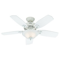 HUNTER Auberville Series with Light 44" FAN White
