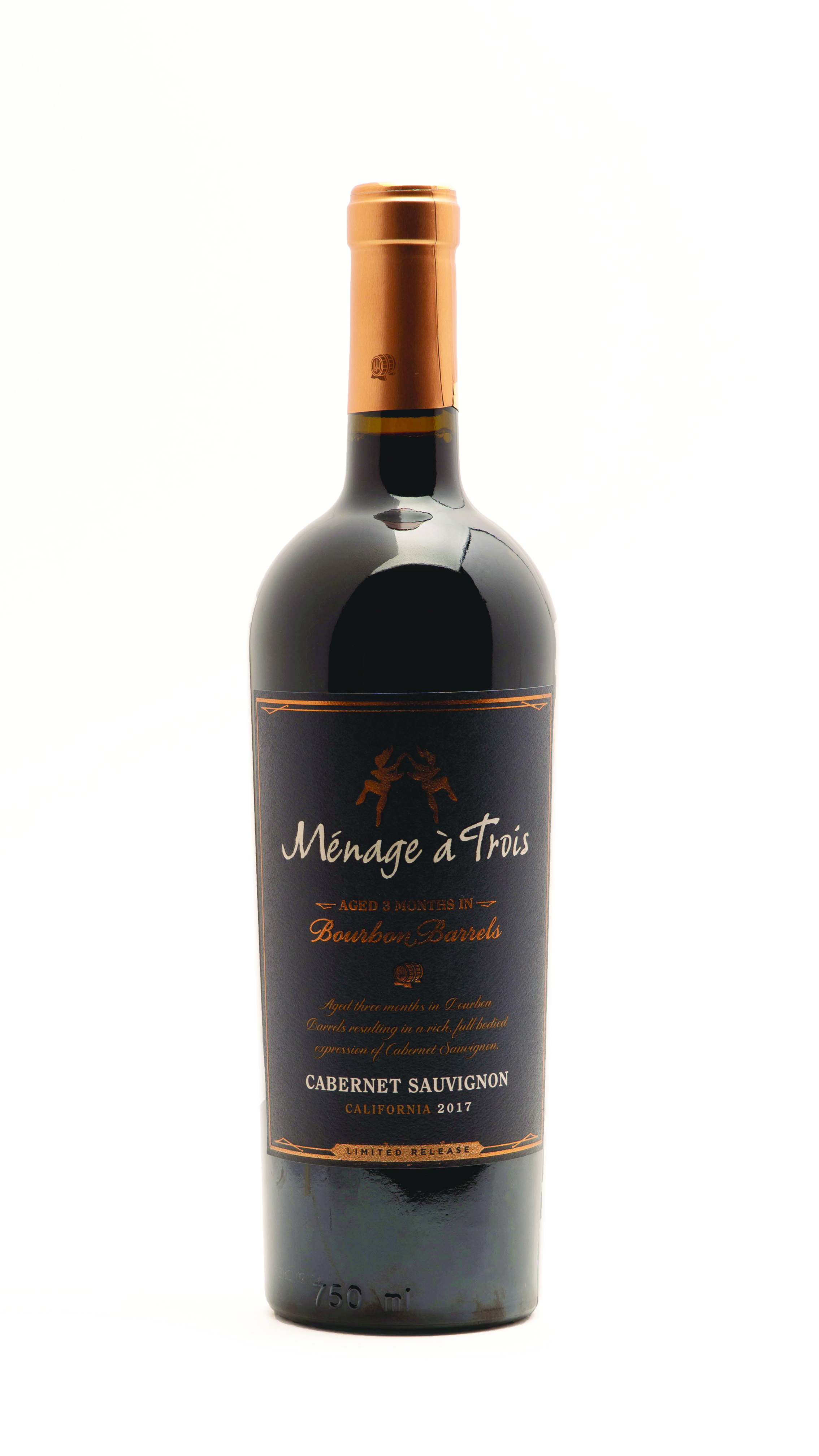 Menage A Trois Bourbon Barrel Cabernet Sauvignon  750ml