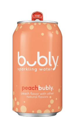 Bubly Peach Spklng Water 12oz