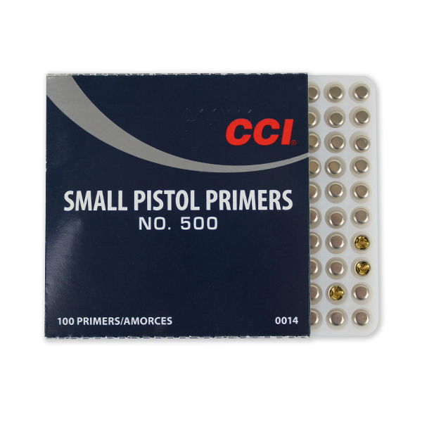 CCI Small Pistol Primers Standard #500 100 Pack