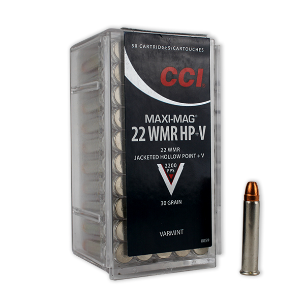 CCI Maxi Mag .22WMR 30GR Hollow Point 50 Rounds